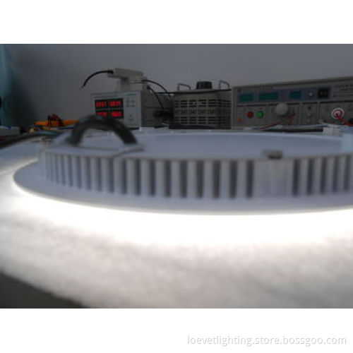 12W/1,200lm Round LED Panel Light, Available for Home/Office Lighting with Emergency Function